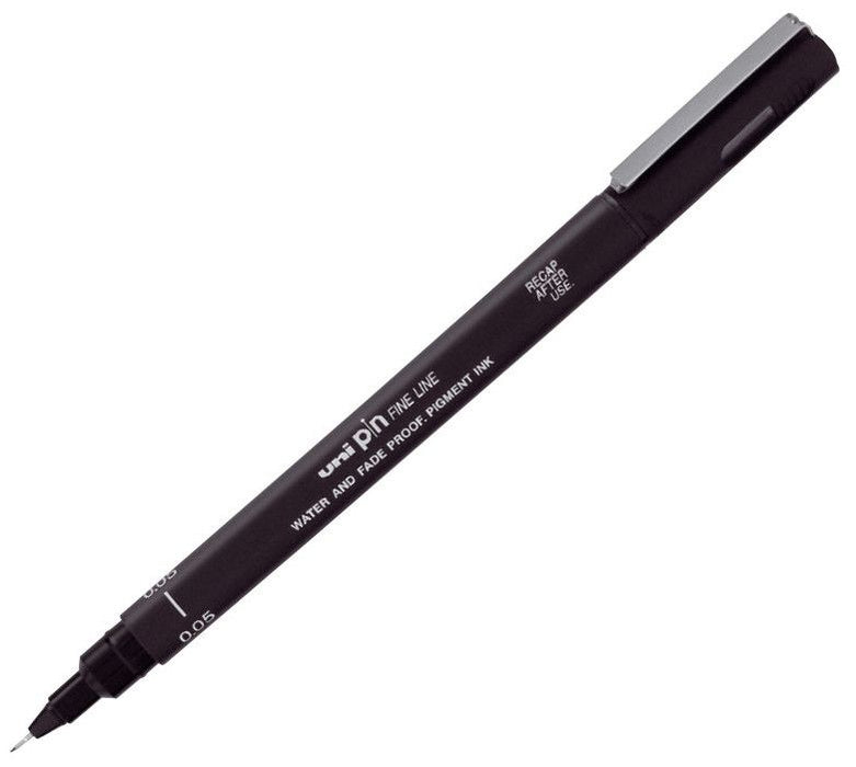 Тънкописец Uniball Pin Fine – Черен, 0.5 mm