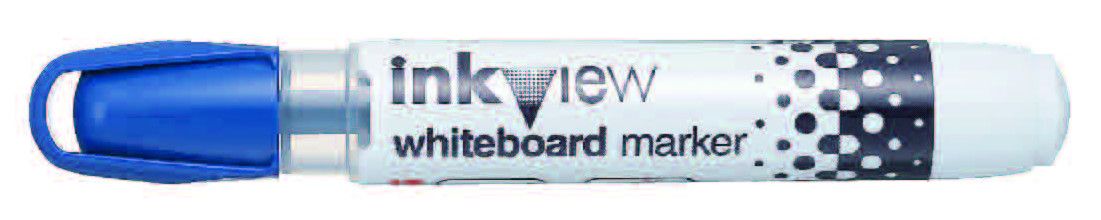 Маркер за бяла дъска Uniball Inkview на водна основа – Син