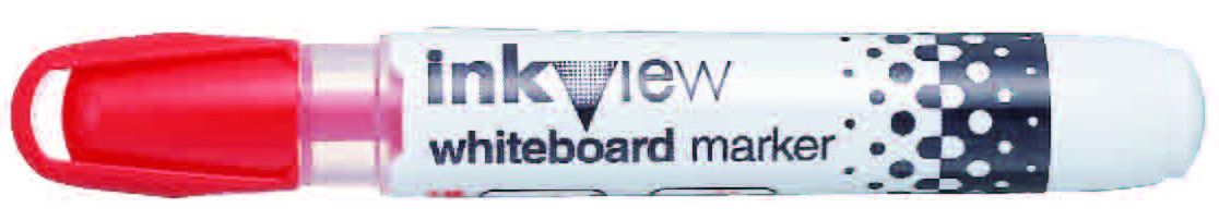 Маркер за бяла дъска Uniball Inkview на водна основа – Червен