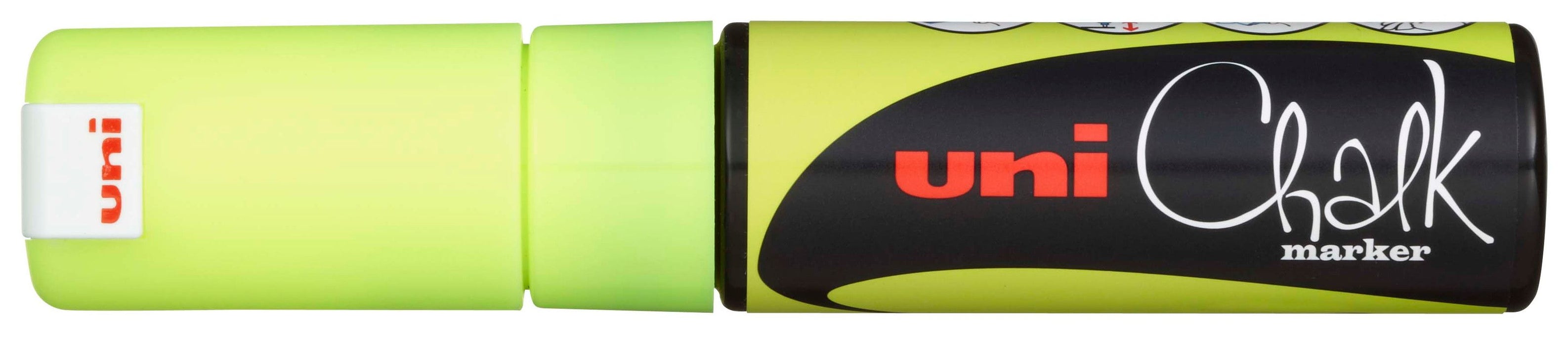 Маркер тебешир Uniball – Жълт, 8.0 mm