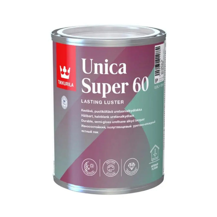 УНИКА 60 СУПЕР ЛАК ПОЛУГЛАНЦ 0.9Л