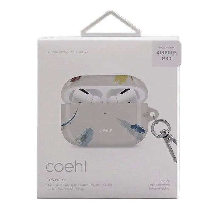 Уникален калъф Coehl Reverie AirPods Pro бежов/мека слонова