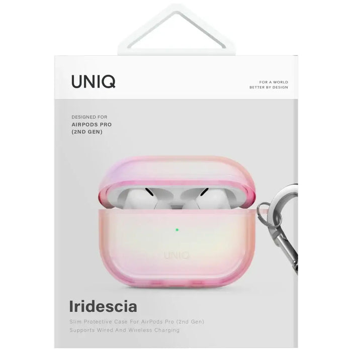 Уникален калъф Iridescia AirPods Pro 2 Hang Case - Holo Pink