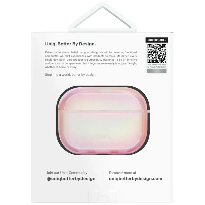 Уникален калъф Iridescia AirPods Pro 2 Hang Case - Holo Pink