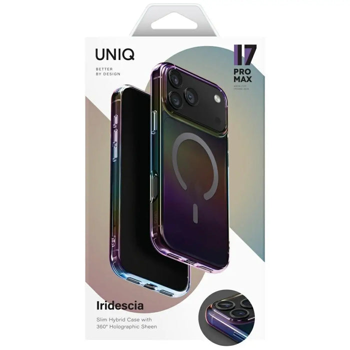 Уникален калъф Iridescia за iPhone 17 Pro Max Magclick