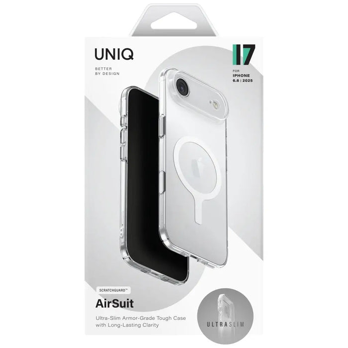 Uniq Airsuit калъф за iPhone 17 Air с Magclick зареждане