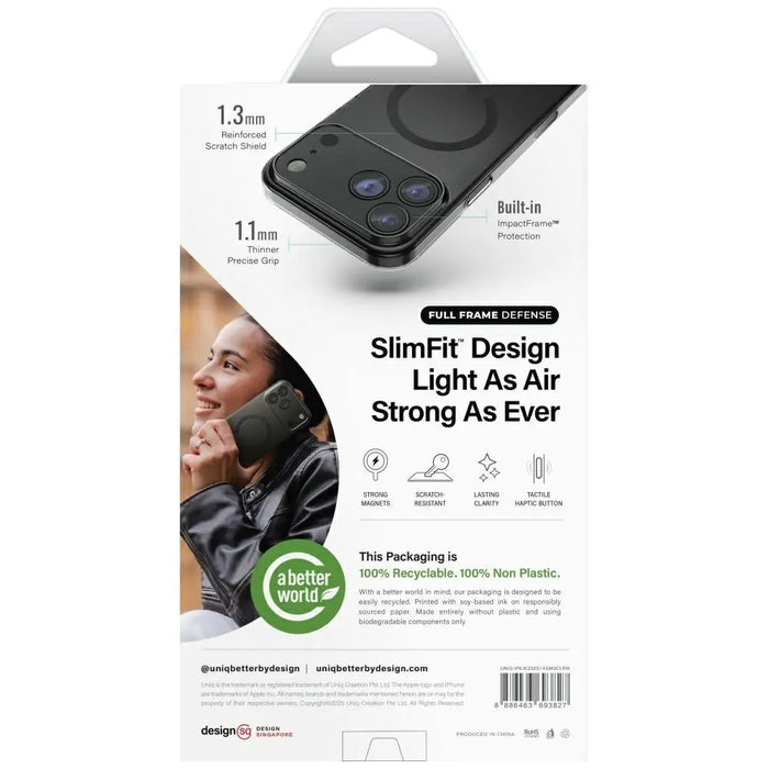 Uniq Airsuit калъф за iPhone 17 Air с Magclick зареждане