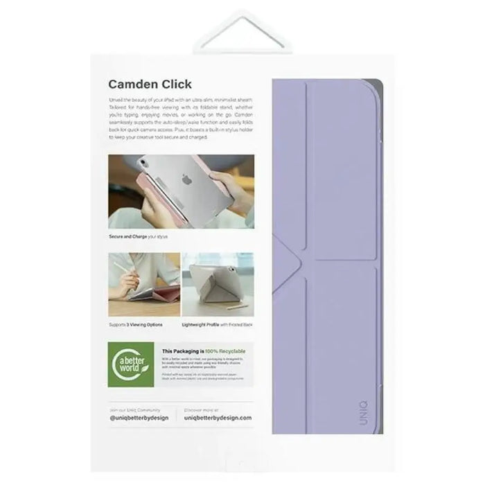 Uniq Camden Click Case за iPad Air 11’’ (2024) - лилав