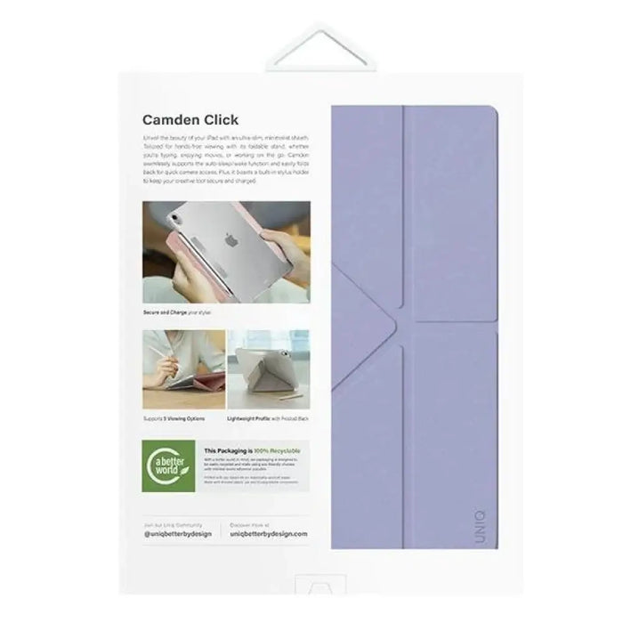 Uniq Camden Click Case за iPad Air 13’’ (2024) - лилав