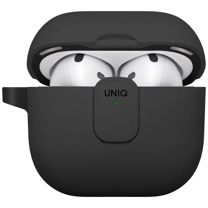 Uniq Clyde Lock Case за AirPods 4 - черен