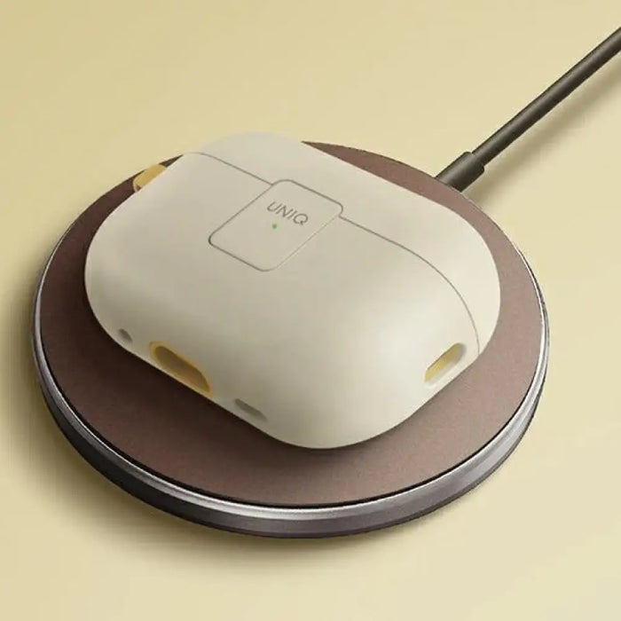 Uniq Clyde Lock калъф за AirPods Pro 2 - бял и зелен