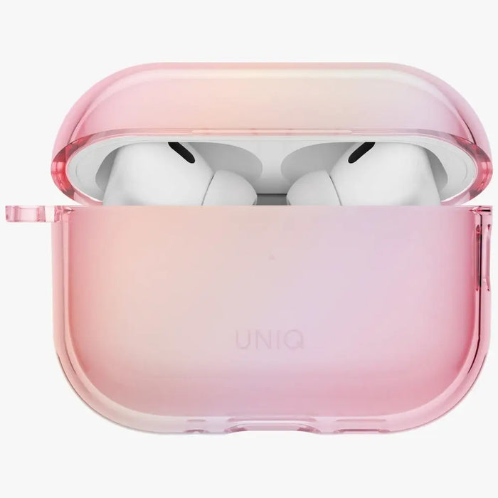 Uniq Iridescia калъф за AirPods Pro 3 - прозрачен розов