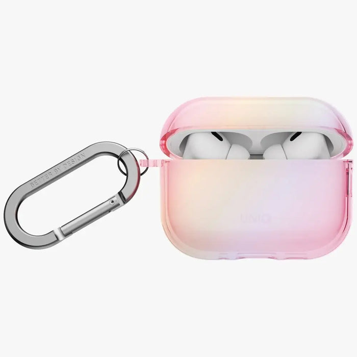 Uniq Iridescia калъф за AirPods Pro 3 - прозрачен розов