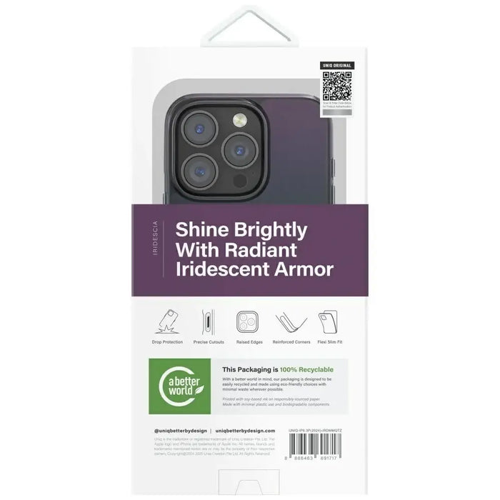 Uniq Iridescia Magclick Charging Case за iPhone 16 Pro