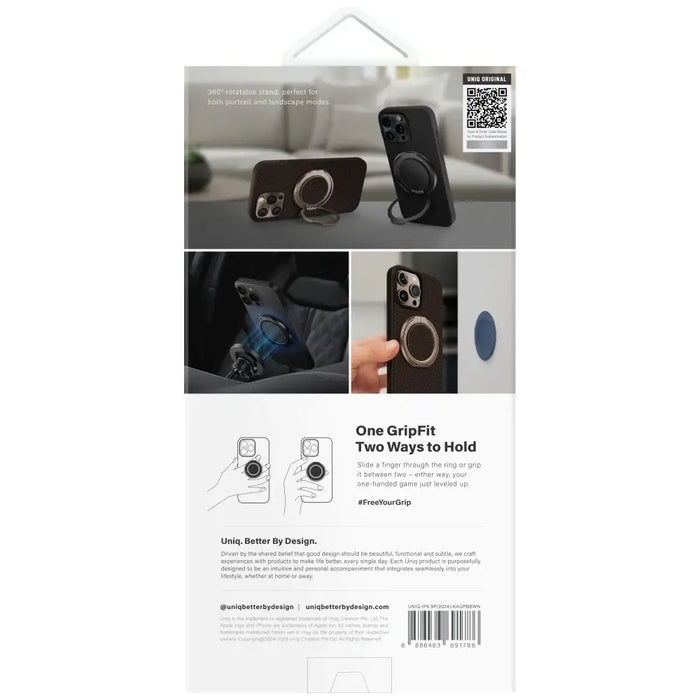 Uniq Keva Air Magclick Charging GripFit Case за iPhone 16