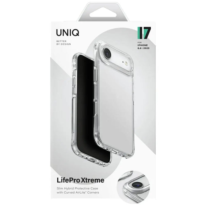 Uniq Lifepro Xtreme Case за iPhone 17 Air Transparent
