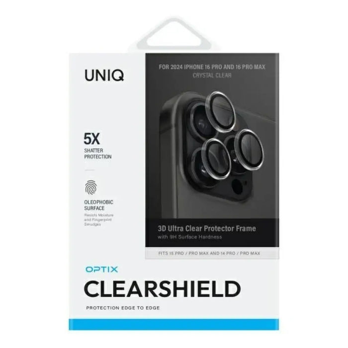 Uniq Optix Clear Camera Lens Protector iPhone 16 Pro 6.3’’