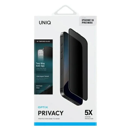 Uniq Optix Privacy закалено стъкло с апликатор