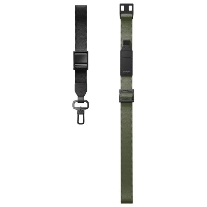 Uniq Vista 2-в-1 каишка за телефон - зелена и черна