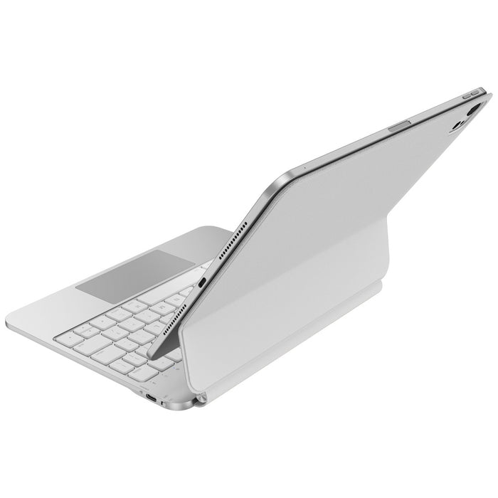 Uniq Venno Pro Magnetic Smart Case с клавиатура за iPad Air 10.9" (2020/2022) / Pro 11" (2021/2022) / Air 11" (2024/2025/2026) - бял