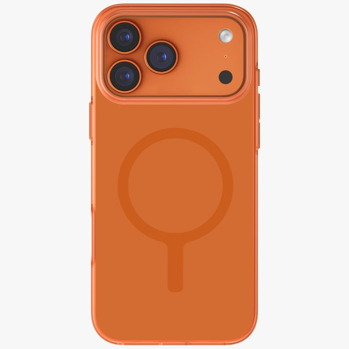 Uniq Clario Magclick калъф за зареждане за iPhone 17 Pro Max - оранжев