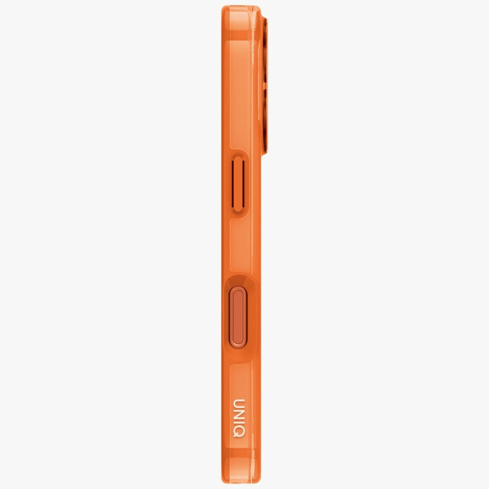 Uniq Clario Magclick калъф за зареждане за iPhone 17 Pro Max - оранжев