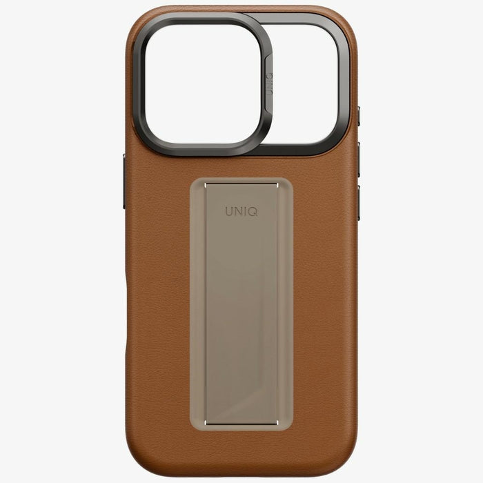 Uniq Heldro Pro Magclick калъф за зареждане за iPhone 17 Pro - кафяв