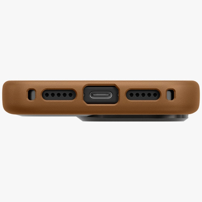 Uniq Heldro Pro Magclick калъф за зареждане за iPhone 17 Pro - кафяв