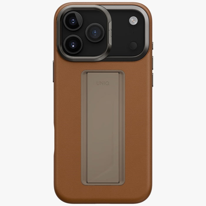 Uniq Heldro Pro Magclick калъф за зареждане за iPhone 17 Pro Max - кафяв