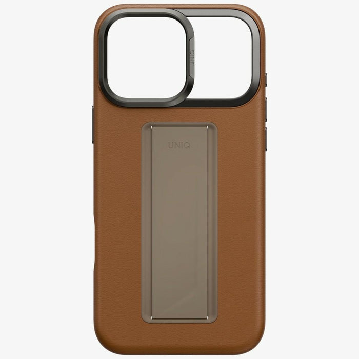 Uniq Heldro Pro Magclick калъф за зареждане за iPhone 17 Pro Max - кафяв