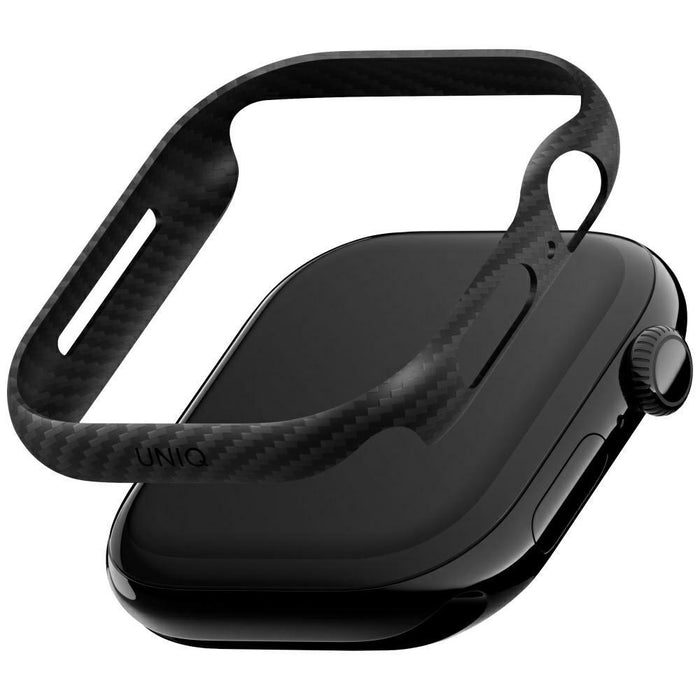 Калъф Uniq Keva Verge за Apple Watch 46 мм - черен