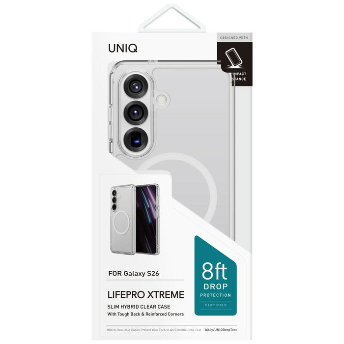 Кейс Uniq LifePro Xtreme за Samsung Galaxy S26 с Magclick зареждане - прозрачен