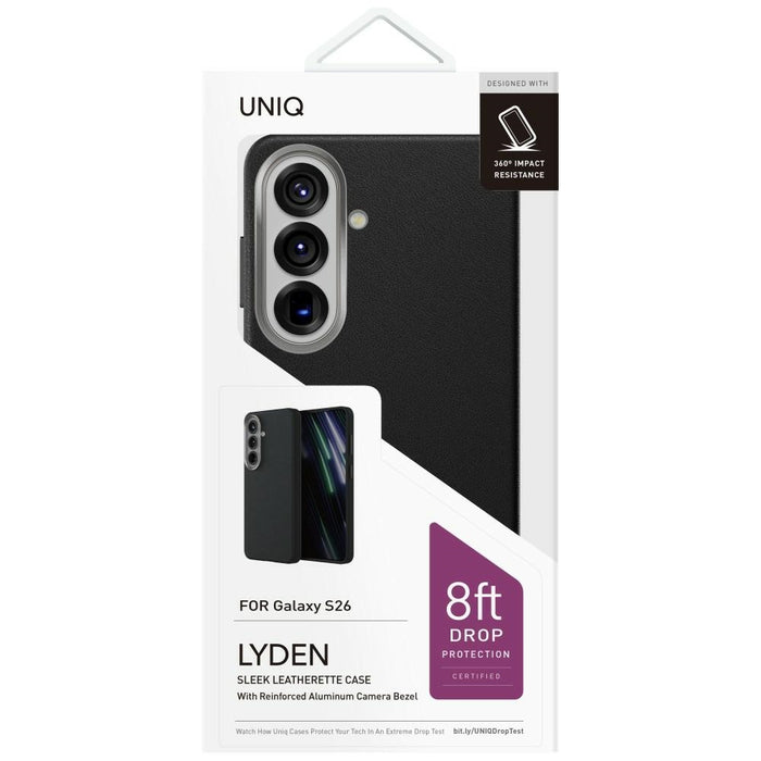 Uniq Lyden калъф за зареждане за Samsung Galaxy S26 Magclick - черен