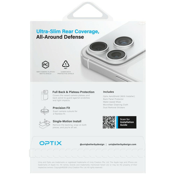 Протектор за модула на камерата Uniq Optix Aeroshield+ за iPhone 17 Pro Max