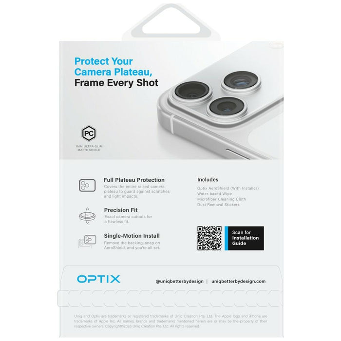 Протектор за модул на камерата Uniq Optix Aeroshield за iPhone 17 Pro Max