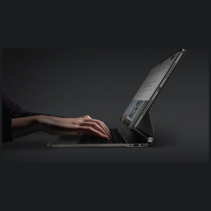 Uniq Venno Pro Магнитен Смарт Калъф с Клавиатура за iPad 11" A16 (2025) / iPad 10.9" (2022) - Черен