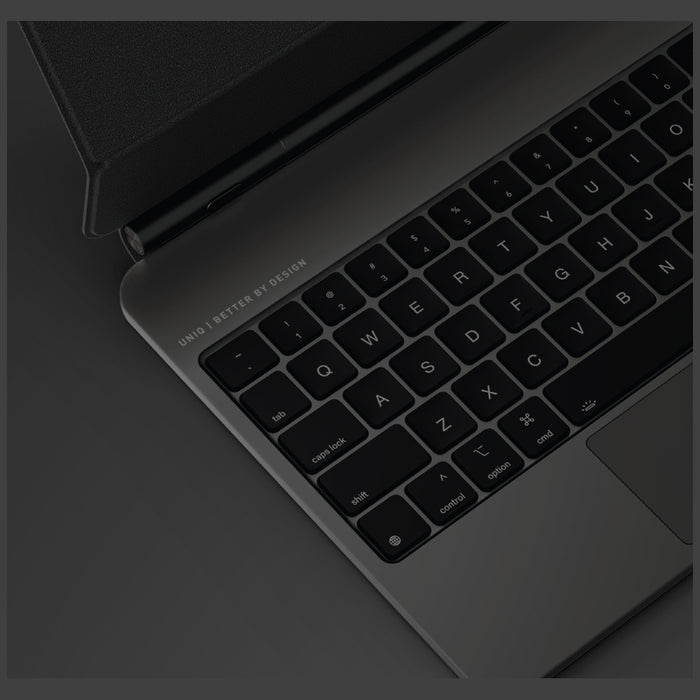 Uniq Venno Pro Магнитен Смарт Калъф с Клавиатура за iPad 11" A16 (2025) / iPad 10.9" (2022) - Черен