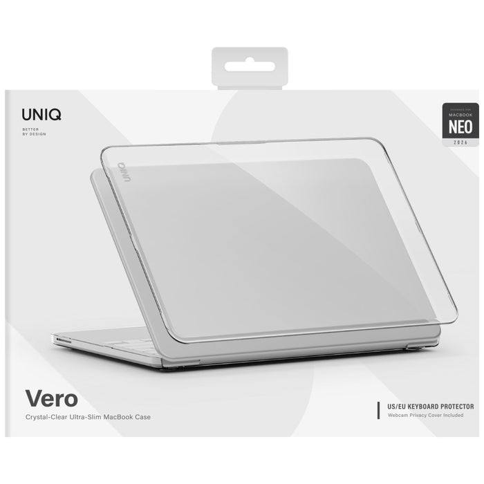 Калъф Uniq Vero за MacBook Neo - прозрачен