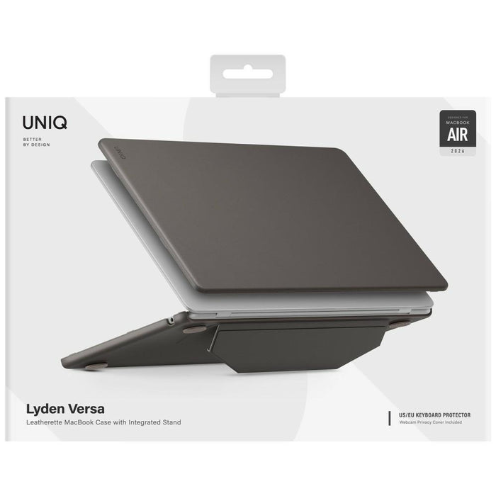 Калъф Uniq Lyden Versa за MacBook Air 13" 2022 / 2024 / 2025 / 2026 - сив