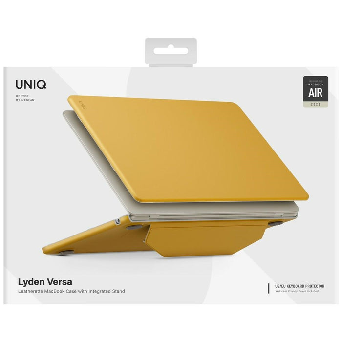 Калъф UNIQ Lyden Versa за MacBook Air 13" 2022 / 2024 / 2025 / 2026 - Жълт
