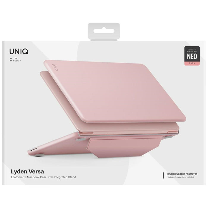 Калъф Uniq Lyden Versa за MacBook Neo - розов