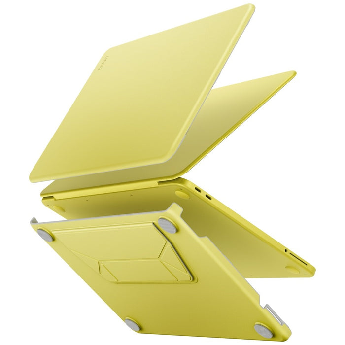 Калъф Uniq Lyden Versa за MacBook Neo - жълт