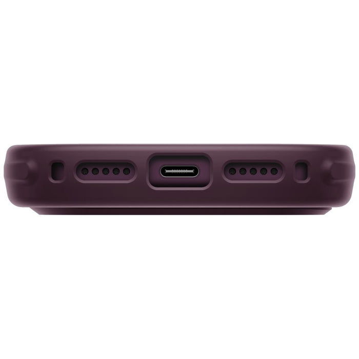Uniq Veren Magclick калъф за зареждане за iPhone 18 Pro / 17 Pro - бордо