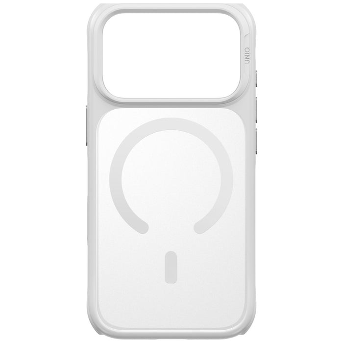 Uniq Veren Magclick калъф за зареждане за iPhone 18 Pro / 17 Pro - бял