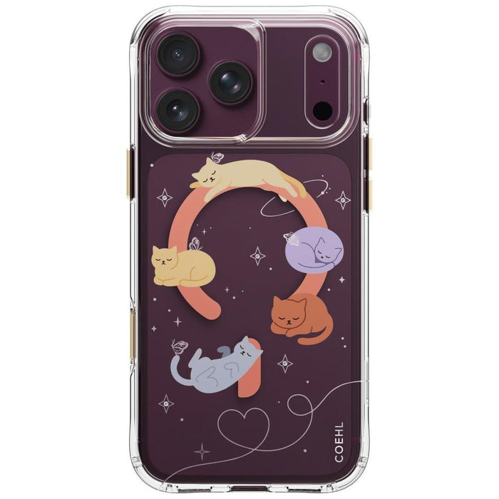 Uniq Coehl Elysie Магнитен Калъф за Зареждане за iPhone 18 Pro Max / 17 Pro Max - Многоцветен