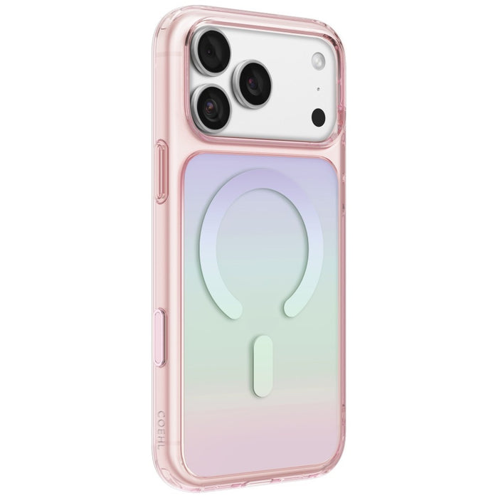 Uniq Coehl Estelle Магнитен калъф за зареждане за iPhone 18 Pro / 17 Pro - Розов