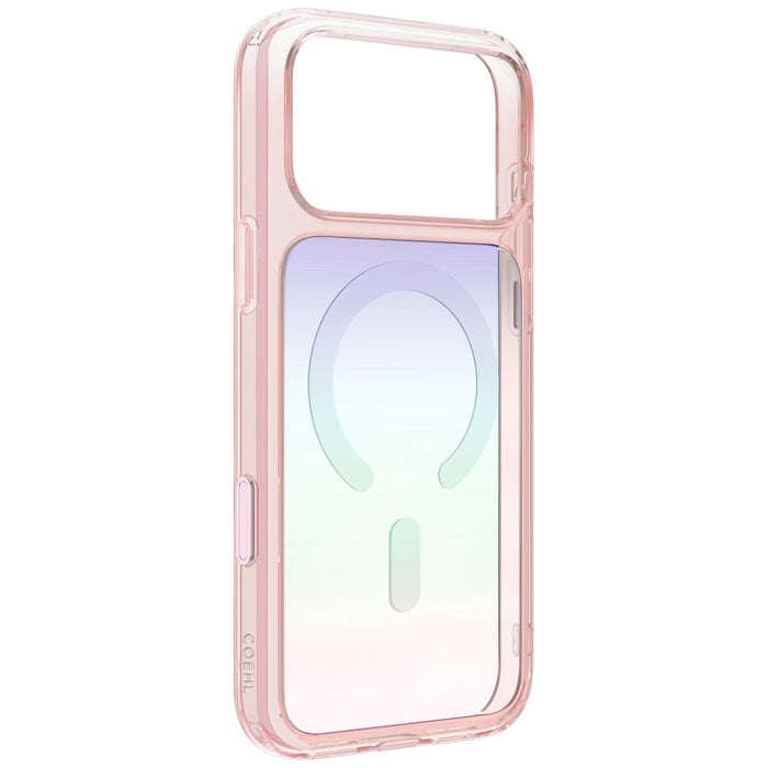 Uniq Coehl Estelle Магнитен калъф за зареждане за iPhone 18 Pro / 17 Pro - Розов