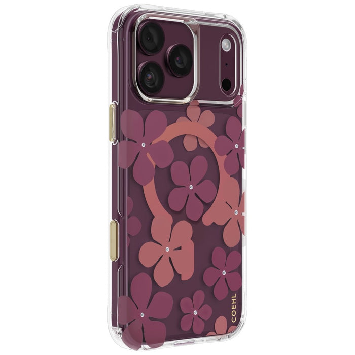 Uniq Coehl Mila магнитен калъф за зареждане за iPhone 18 Pro Max / 17 Pro Max - бордо