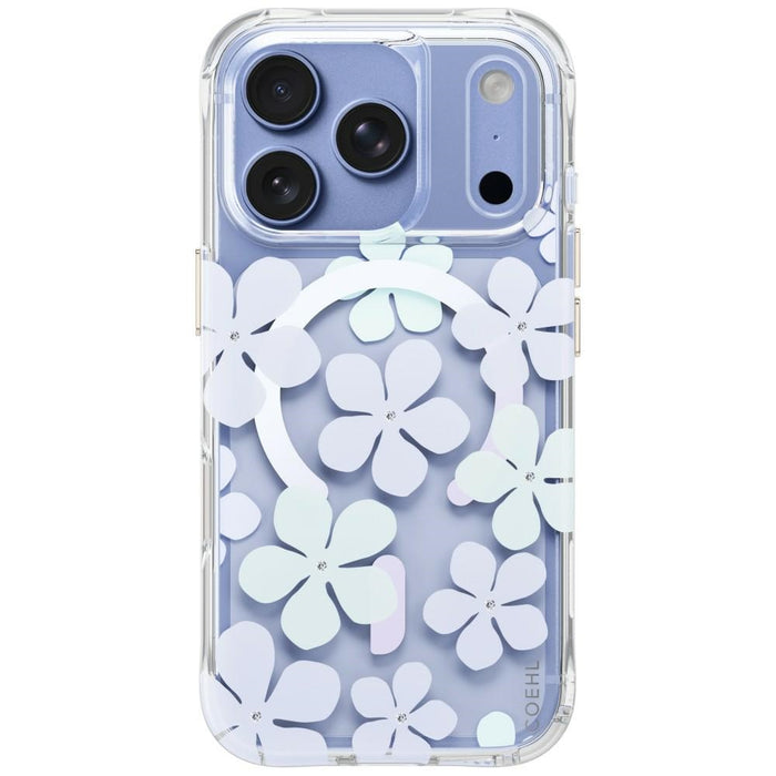 Uniq Coehl Mila магнитен калъф за зареждане за iPhone 18 Pro / 17 Pro - син
