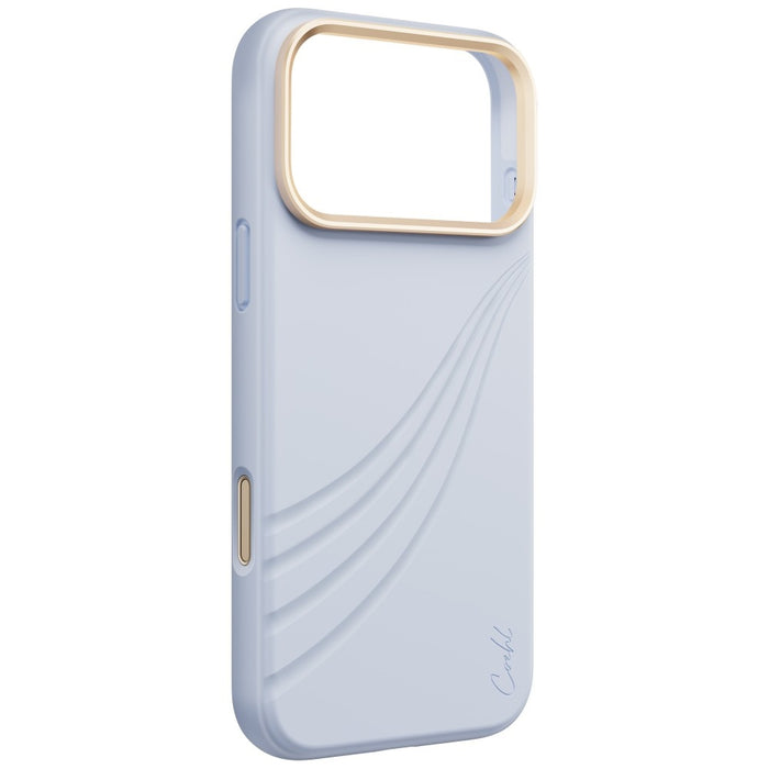 Uniq Coehl Serina магнитен калъф за зареждане за iPhone 18 Pro Max / 17 Pro Max - син